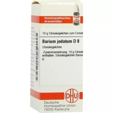 BARIUM JODATUM D 8 guľôčok, 10 g