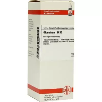 GLONOINUM D 30 riedenie, 50 ml