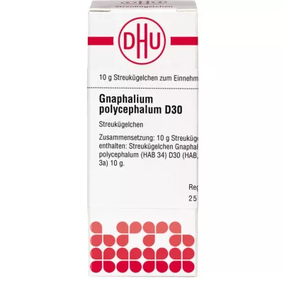GNAPHALIUM POLYCEPHALUM D 30 guľôčok, 10 g