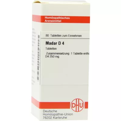 MADAR D 4 tablety, 80 kapsúl