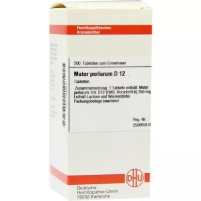 Mater Perlarum D12 tablety (200 kusov) Mater Perlarum D12 tablety (200 kusov)