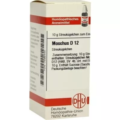 MOSCHUS D 12 guľôčok, 10 g