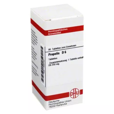 PROPOLIS D 6 tabliet, 80 kapsúl