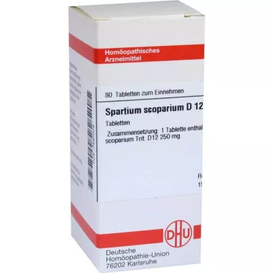 DHU Spartium Scoparium D 12 tabliet, 80 ks DHU Spartium Scoparium D 12 tabliet, 80 ks