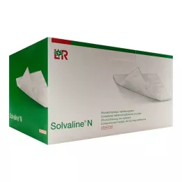 SOLVALINE N Kompresy 10x10 cm sterilné, 100 ks