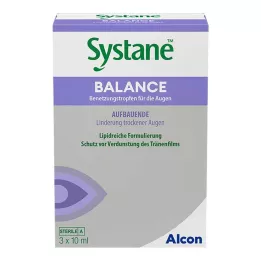 SYSTANE BALANCE Zvlhčujúce kvapky do očí, 3X10 ml