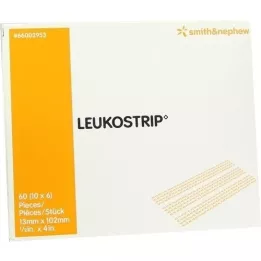 LEUKOSTRIP Stripy na šitie rán 13x102 mm, 10X6 ks