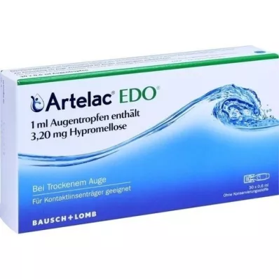 ARTELAC EDO Očné kvapky, 30X0,6 ml