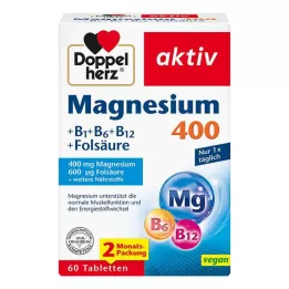 DOPPELHERZ Horčík 400 mg tablety, 60 kapsúl