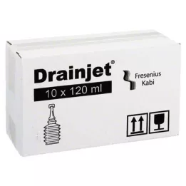 FREKA DRAINJET Fyziologický roztok 0,9% ISO, 10X120 ml