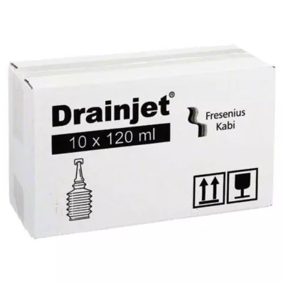 Freka Drainjet soľný roztok 0,9% Iso, 10X120 ml Freka Drainjet soľný roztok 0,9% Iso, 10X120 ml