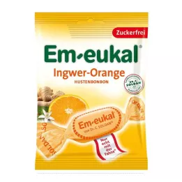 EM-EUKAL Zázvorové cukríky bez cukru, 75 g