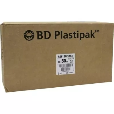 BD PLASTIPAK Injekčná striekačka 50 ml Luer loc. centrovaná, 60X50 ml