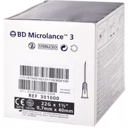 BD MICROLANCE Špeciálna kanyla 22 G 1 1/2, 100 ks