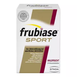 FRUBIASE SPORT Šumivé tablety z lesných plodov, 20 ks
