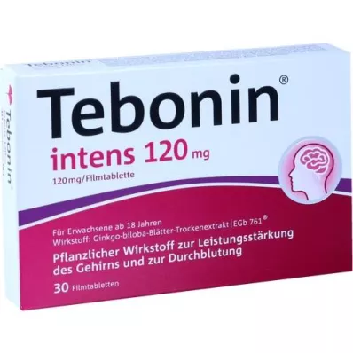 TEBONIN intenzívne 120 mg filmom obalené tablety, 30 ks