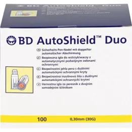 BD AUTOSHIELD Duo bezpečnostné ihly do pera 5 mm, 100 ks