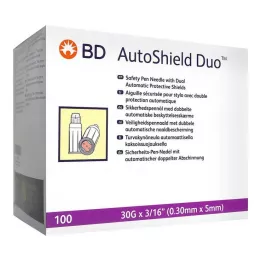 BD AUTOSHIELD Duo bezpečnostné ihly do pera 5 mm, 100 ks
