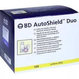 BD AUTOSHIELD Duo bezpečnostné ihly do pera 8 mm, 100 ks