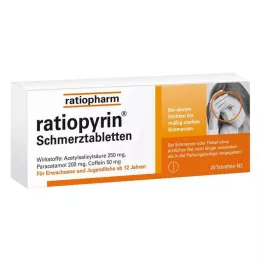 RATIOPYRIN Tablety proti bolesti, 20 ks