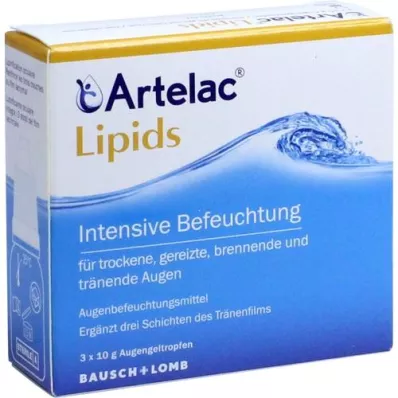 ARTELAC Lipidy MD Očný gél, 3x10 g