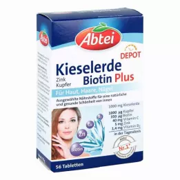 ABTEI Siliceous Earth Plus Biotin Depot Tablets, 56 ks