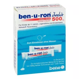 BEN-U-RON direct 500 mg granule jahoda/vanilka, 10 ks