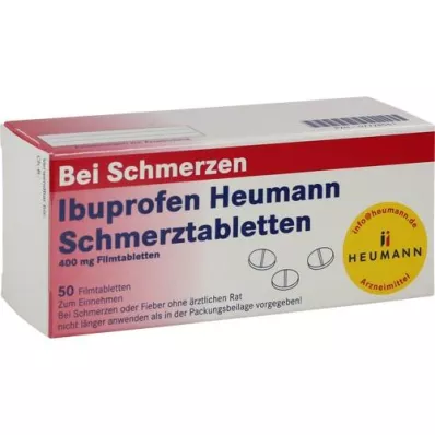 IBUPROFEN Heumann Tablety proti bolesti 400 mg, 50 ks