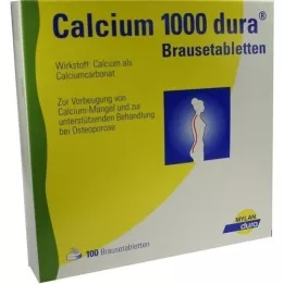 CALCIUM 1000 dura šumivých tabliet, 100 ks
