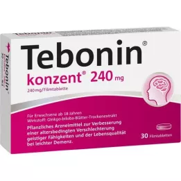 TEBONIN konzent 240 mg filmom obalené tablety, 30 ks