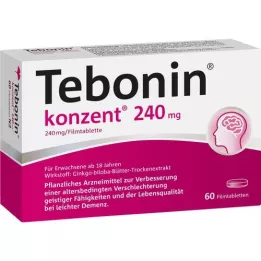 TEBONIN konzent 240 mg filmom obalené tablety, 60 ks