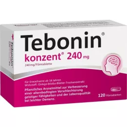 TEBONIN konzent 240 mg filmom obalené tablety, 120 ks