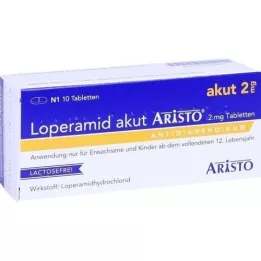 LOPERAMID akútne tablety Aristo 2 mg, 10 ks