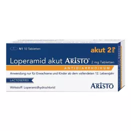 LOPERAMID akútne tablety Aristo 2 mg, 10 ks