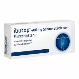 IBUTOP 400 mg filmom obalené tablety proti bolesti, 20 ks