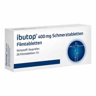 IBUTOP 400 mg filmom obalené tablety proti bolesti, 20 ks