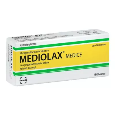 Mediolax® Medice gastrorezistentné tablety, 50 ks Mediolax® Medice gastrorezistentné tablety, 50 ks