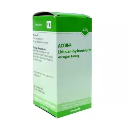 Acoin lidokaín hydrochlorid 40 mg / ml roztok, 50 ml