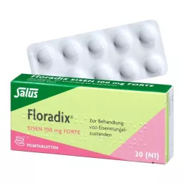 Floradix iron 100 mg forte filmom obalené tablety, 20 ks