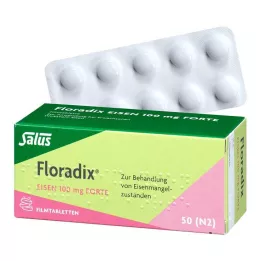 Floradix iron 100 mg forte filmom obalené tablety, 50 ks