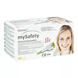 DIAMET lite bezpečnostné lancety 29 G 1,5 mm, 50 ks