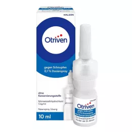 OTRIVEN 0,1% dávkovací sprej bez konzervačných látok, 10 ml