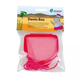 MIRADENT Box na rovnátka Dento Box I ružový, 1 ks
