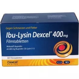 IBU-LYSIN Dexcel 400 mg filmom obalené tablety, 50 ks