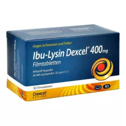 IBU-LYSIN Dexcel 400 mg filmom obalené tablety, 50 ks