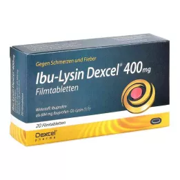 IBU-LYSIN Dexcel 400 mg filmom obalené tablety, 20 ks