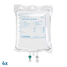 KOCHSALZLÖSUNG 0,9% B.Braun oplachový roztok Ecob.Click, 4X3000 ml