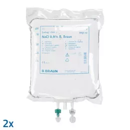 KOCHSALZLÖSUNG 0,9% B.Braun oplachovací roztok Ecob.Click, 2X5000 ml
