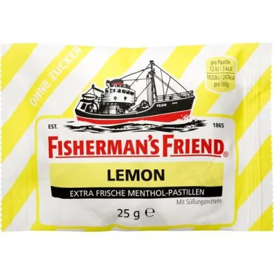 FISHERMANS FRIEND Citrón bez cukru, 25 g