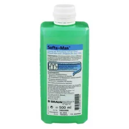 SOFTA MAN Fľaša s dávkovačom na dezinfekciu rúk, 500 ml